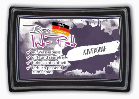 Das Ink-Pad - Stempelkissen 6 x 3,5cm aubergine